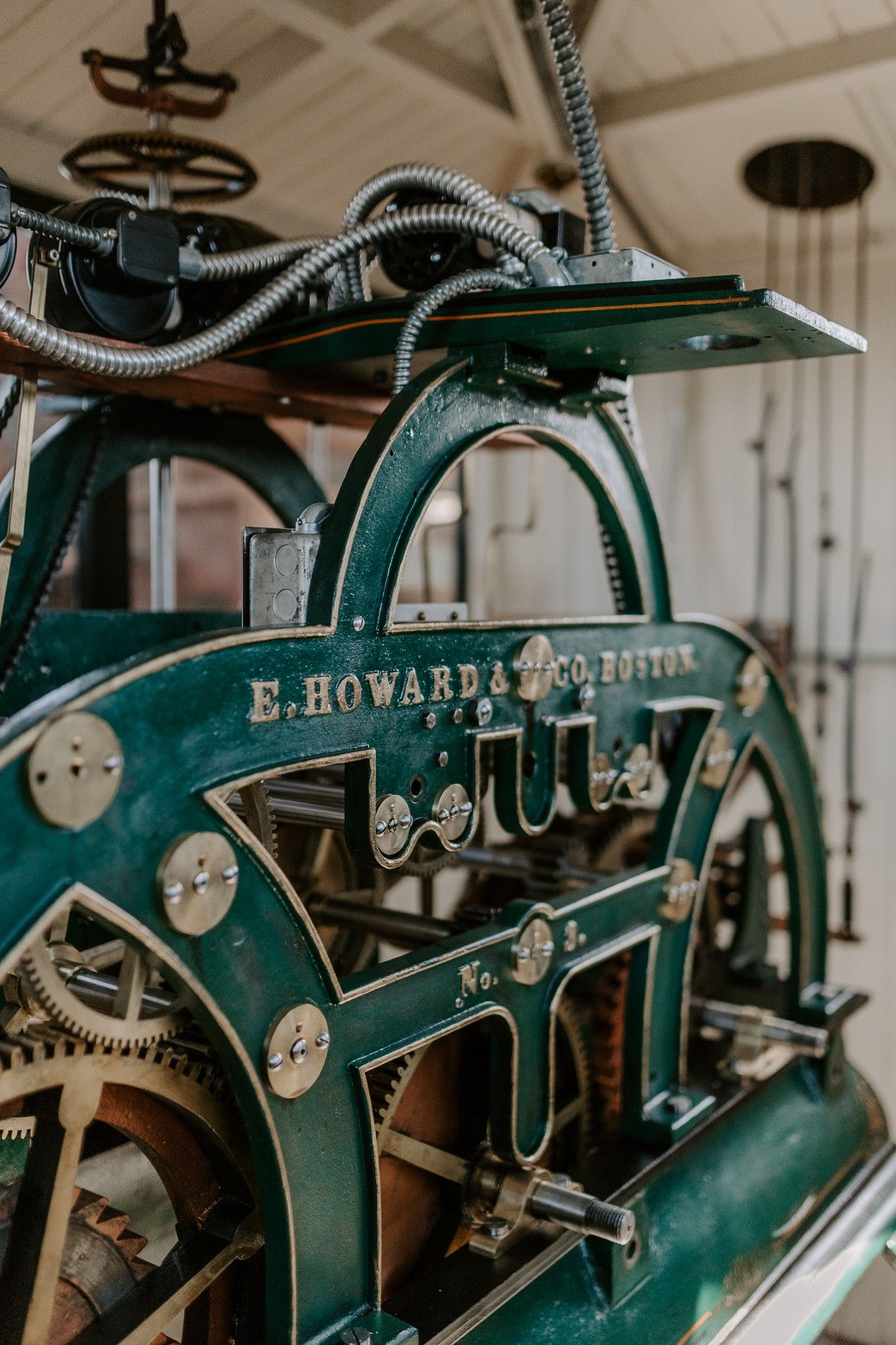 Vintage machinery for clock tower