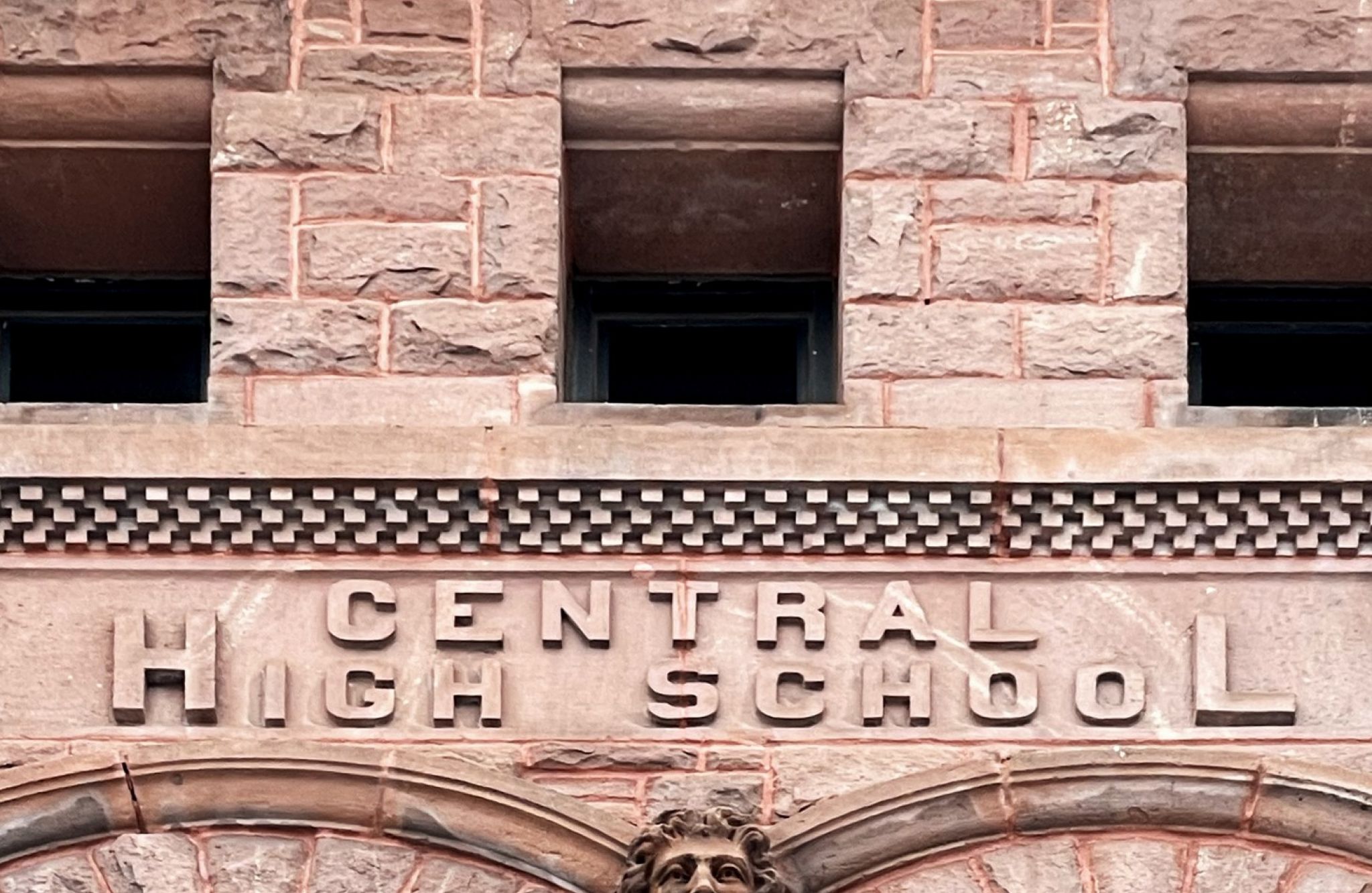 Duluth Central High School Exterior Building Entrance
